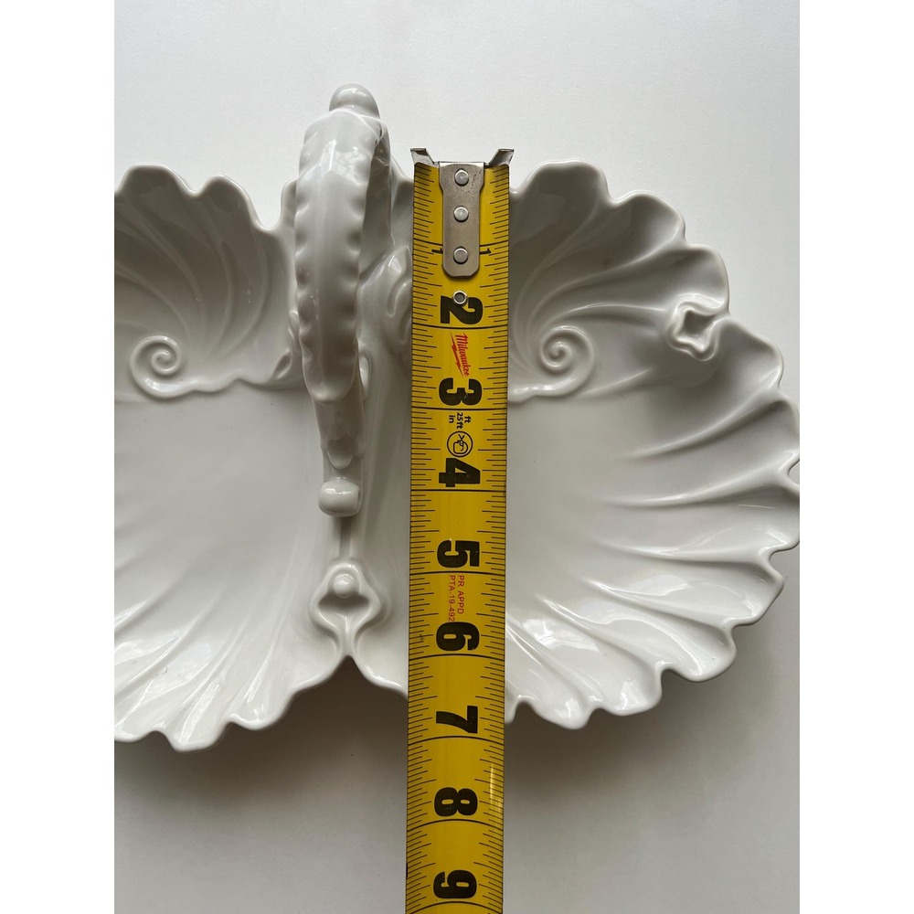 West Germany Vintage Double Leaf Relish/Snack dish - Picture 3 of 7